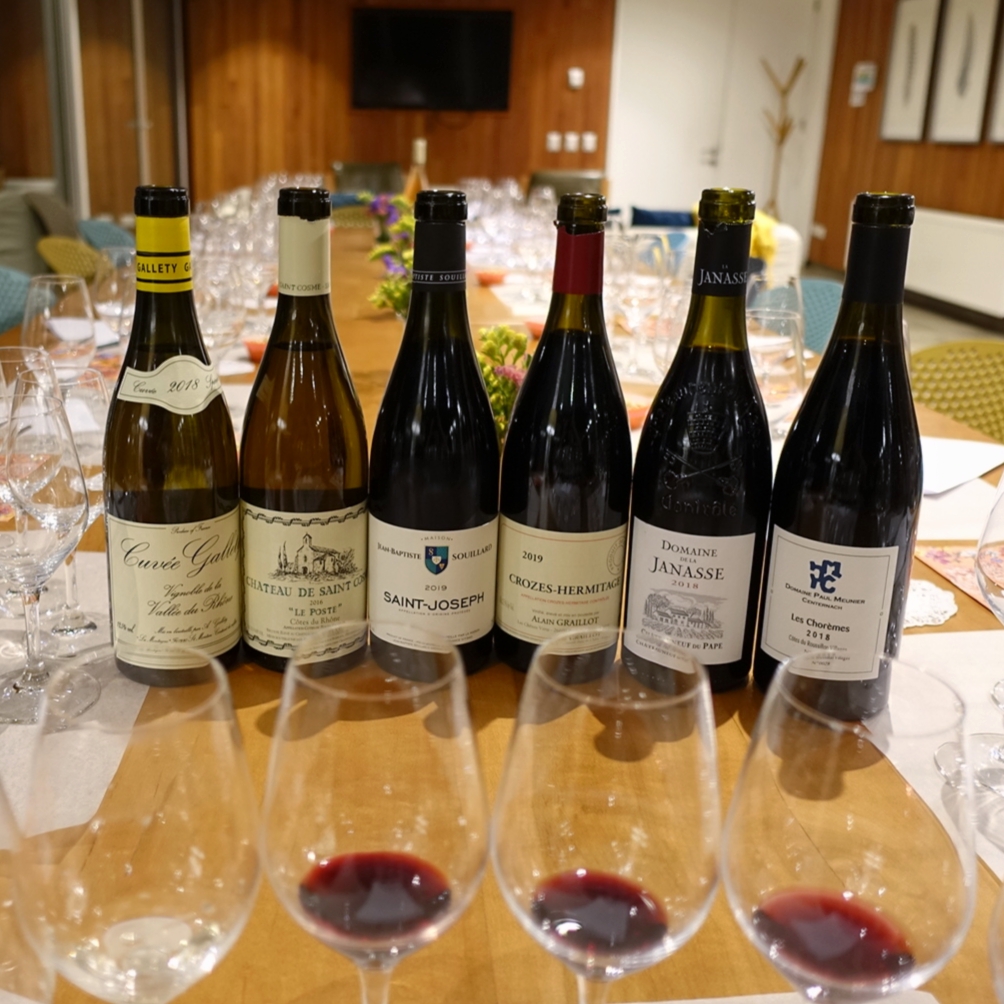 Cata de Vinos franceses del valle del Ródano
