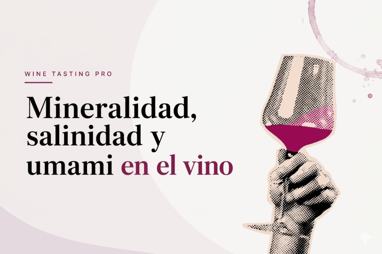 Wine Tasting Pro: cata de vinos sobre mineralidad, salinidad y umami en Santiago